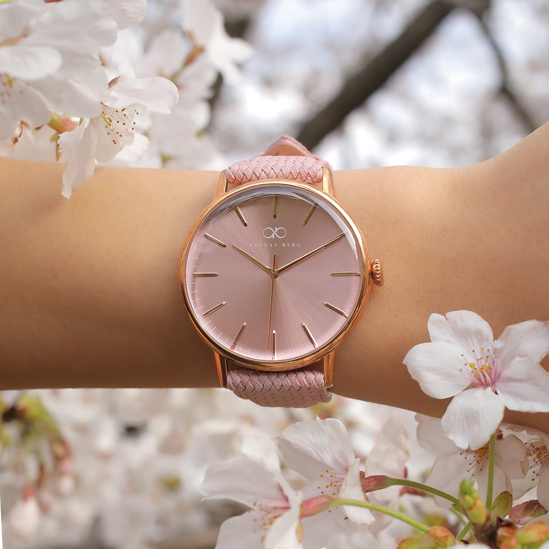 Pink Minimalist Danish Designer Watches for Women