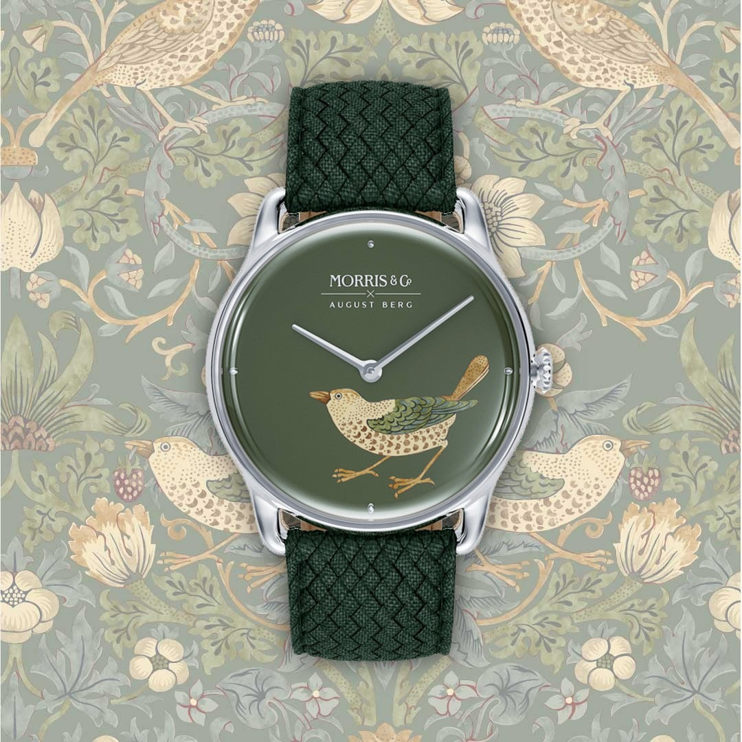 Fennel Strawberry Thief Bird - August Berg