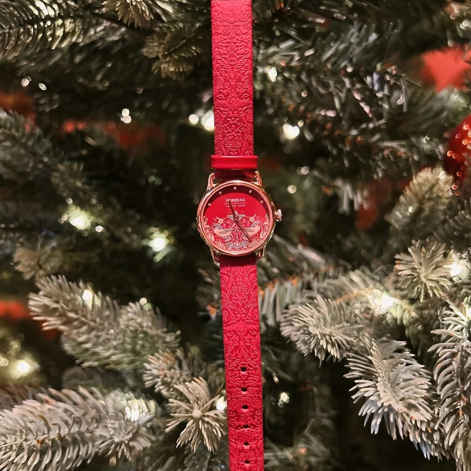 Petite Strawberry Thief Crimson - August Berg