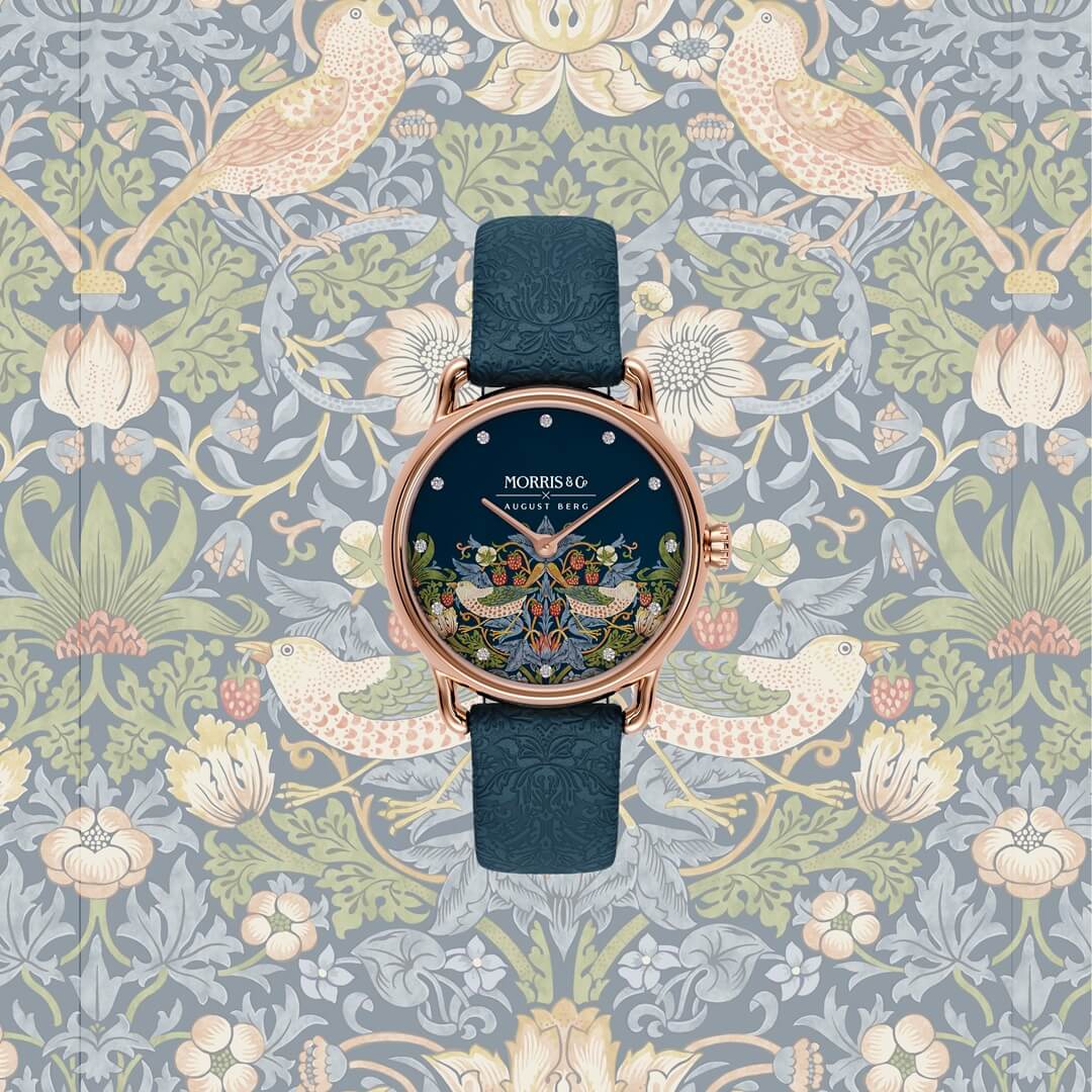 Petite Indigo Strawberry Thief - August Berg