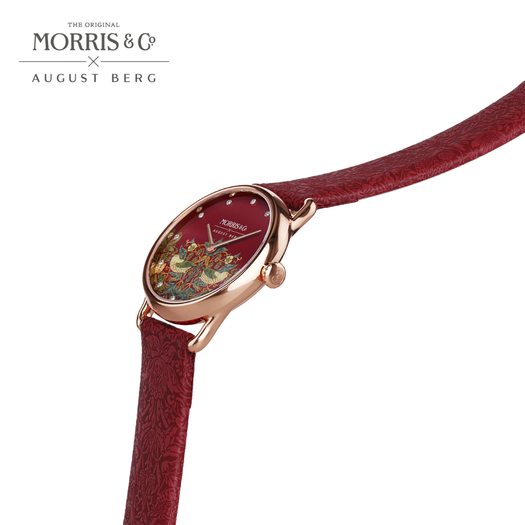 Petite Strawberry Thief Crimson - August Berg