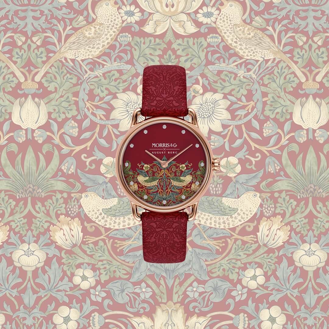 Petite Crimson Strawberry Thief - August Berg