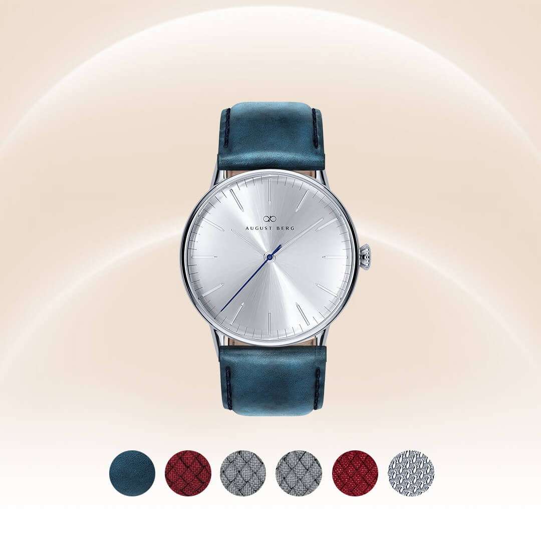 Serenity Silver & Rose Gold, 40mm - August Berg