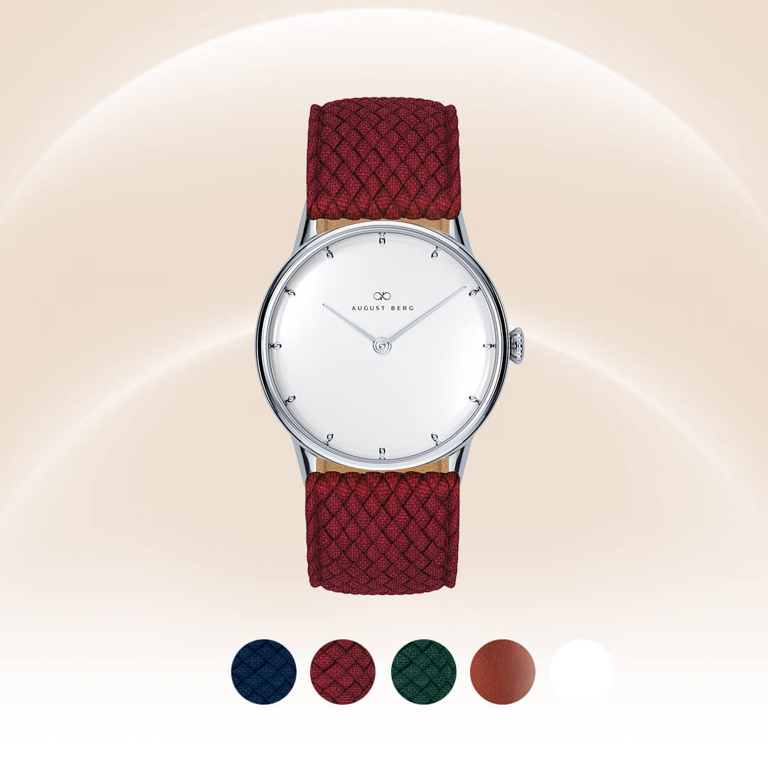 Serenity Silver & Rose Gold, 32mm - August Berg