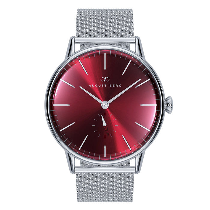 Burgundy Silver Mesh - August Berg
