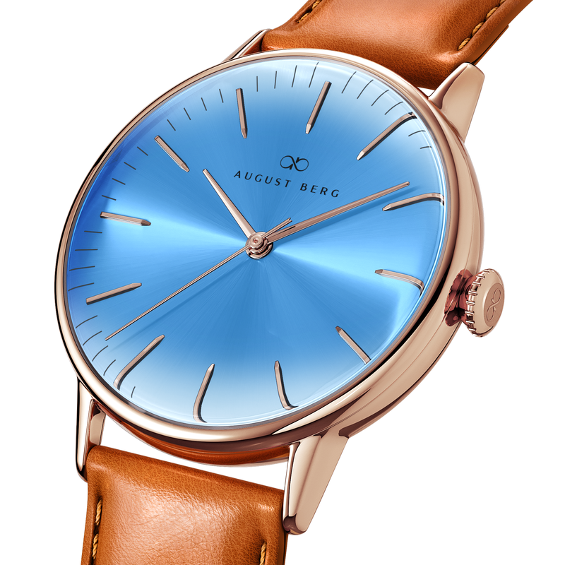 Sky Blue Rose Gold - August Berg