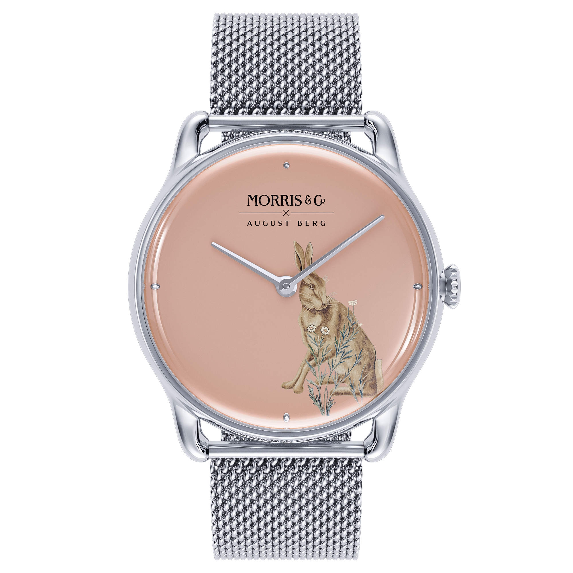 Primrose Forest Hare Silver Mesh - August Berg