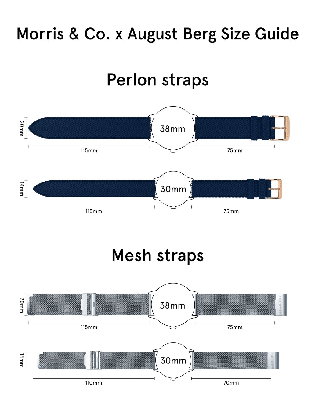 Green Perlon Silver Buckle Strap - August Berg