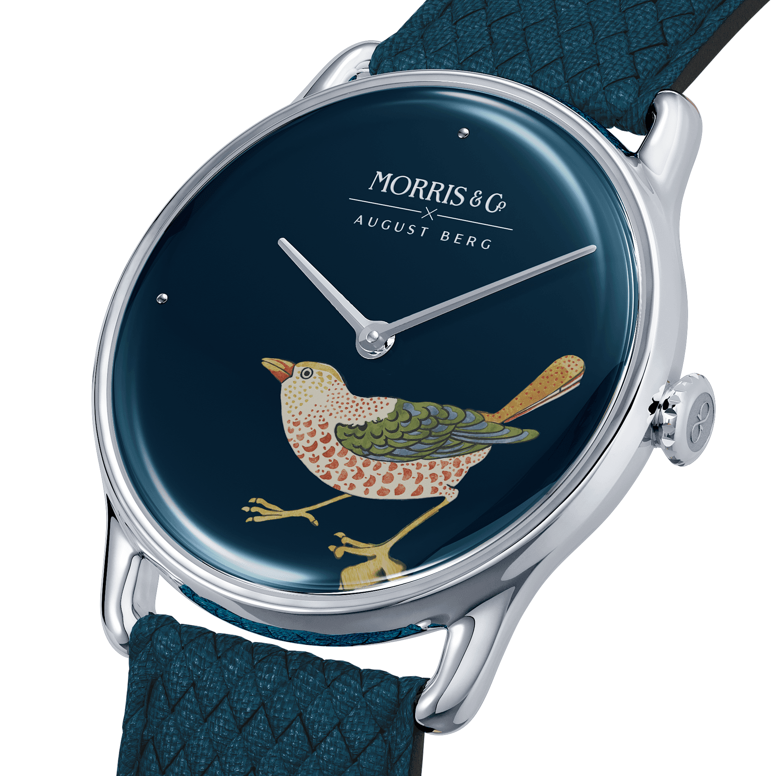 Strawberry Thief Bird Indigo alternate view
