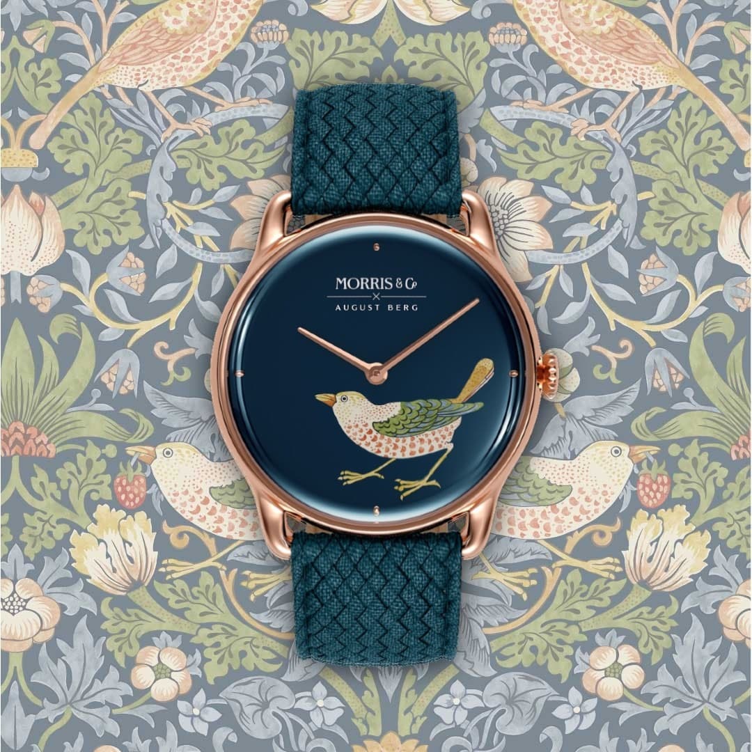 Strawberry Thief Bird Indigo alternate view