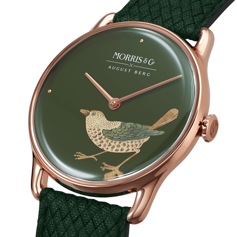Strawberry Thief Bird Fennel alternate view