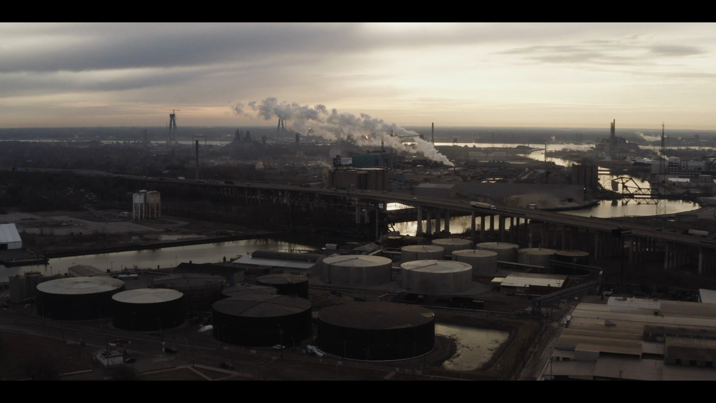 Heirloom direct air capture facility at dusk
