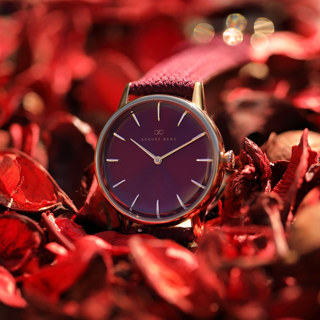 半額以下AugustBergReflexion Rose Gold 38mm 38mm Rose Gold Watch With Rose Gold Mesh Strap – August Berg