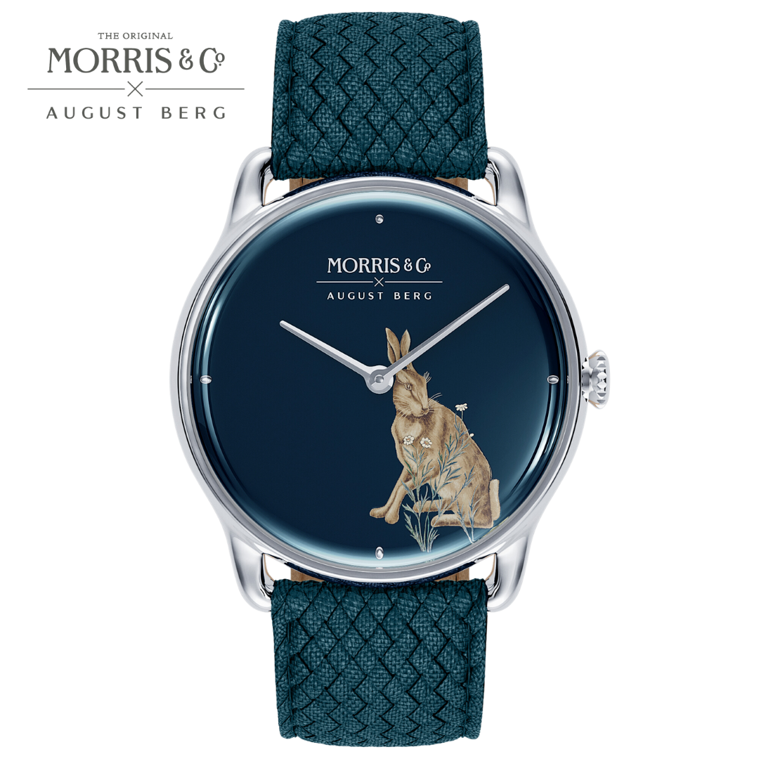AUGUST BERG×MORRIS＆Co. 腕時計 Morris & Co. Indigo Silver Forest Hare Watch – August Berg