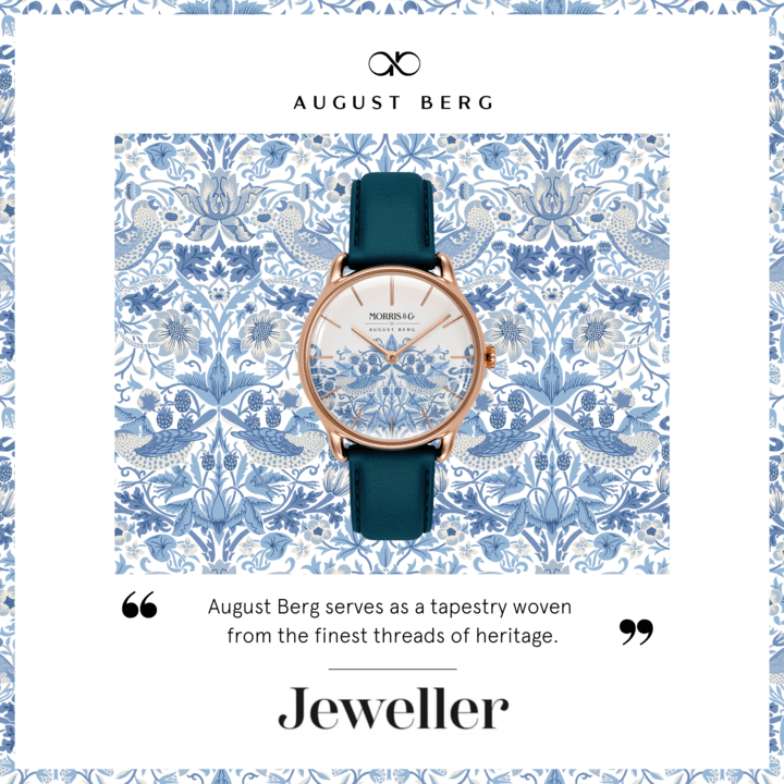 Explore William Morris & Co. x August Berg Watches Explore William Morris & Co. x August Berg Watches