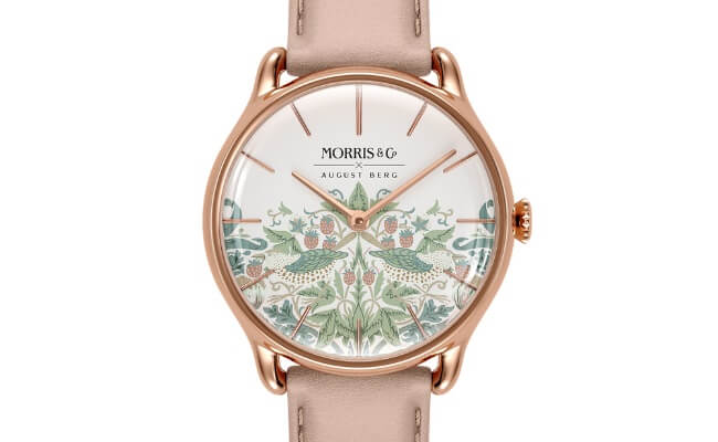 AUGUST BERG x MORRIS & CO. | Rose Gold Simply Strawberry Thief 