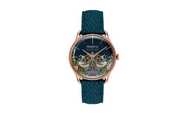 Morris & Co. Crimson Rose Gold Forest Hare Watch – August Berg